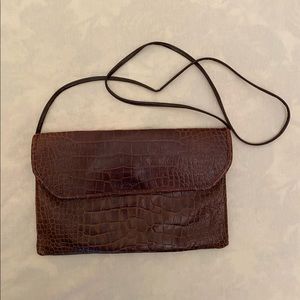 Vintage Nordstrom Leather Slingbag/Clutch.